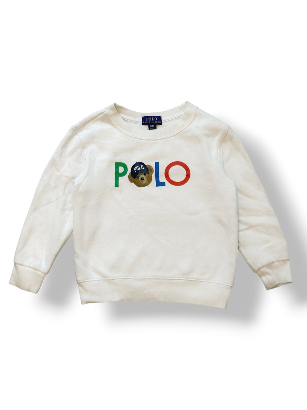 Polo Ralph Lauren | Polo Bear Logo Fleece Sweatshirt (4/4T)
